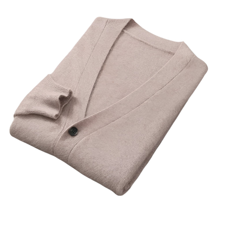 Luxurious Men's Cardigan - 100% Soft and Warm