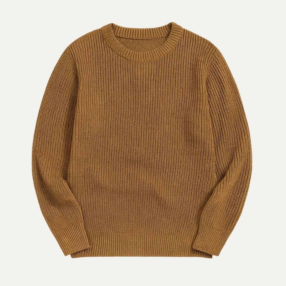 Men Cozy Ribbed Sweater