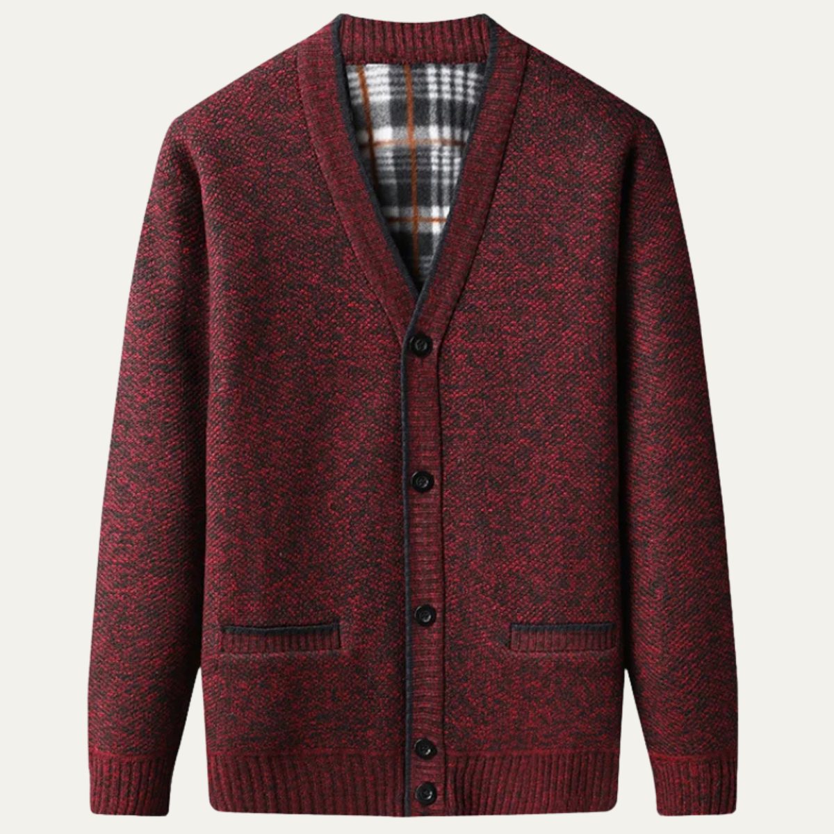 Classic Soft Knit Button Cardigan for Men