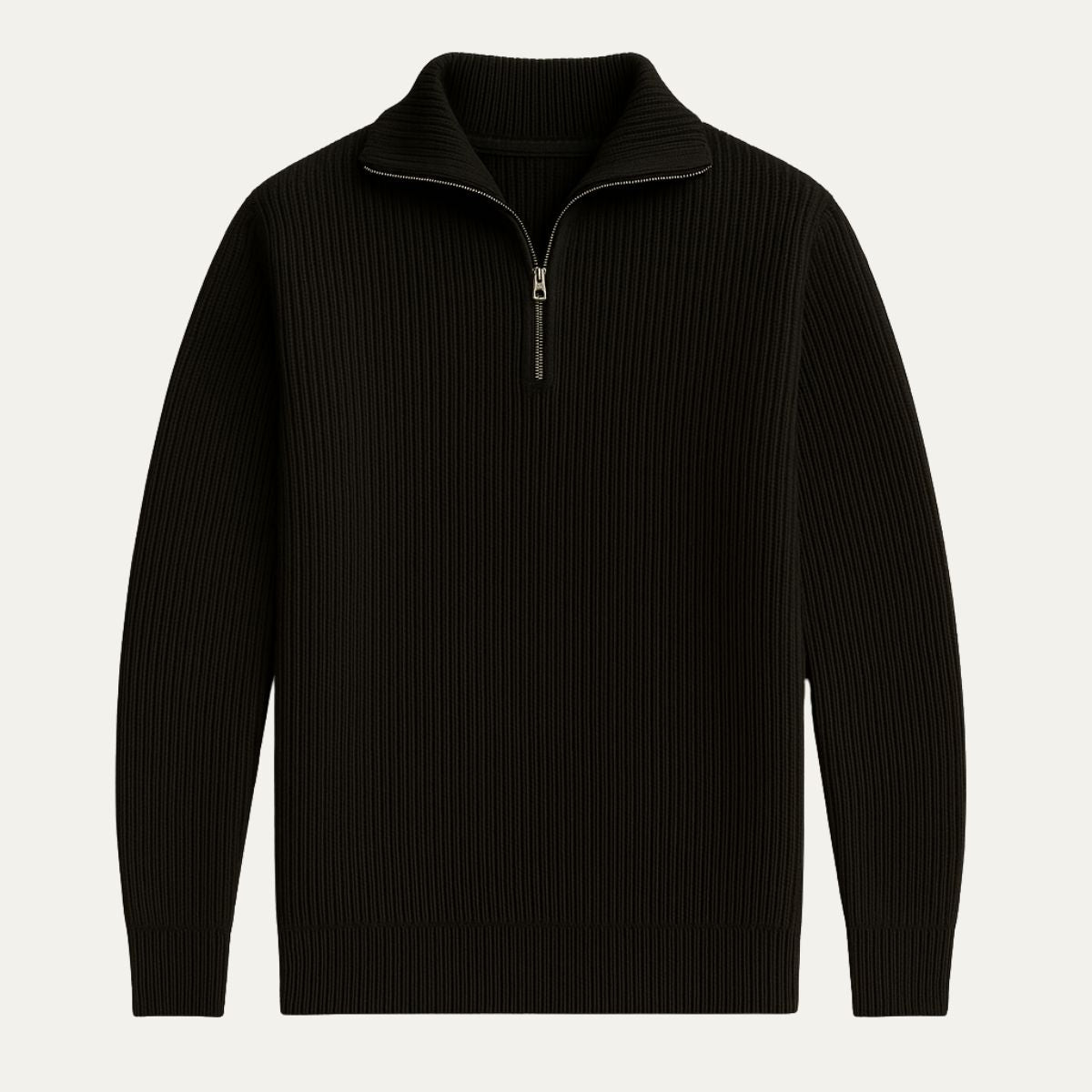 Men Cozy Quarter Zip Sweater