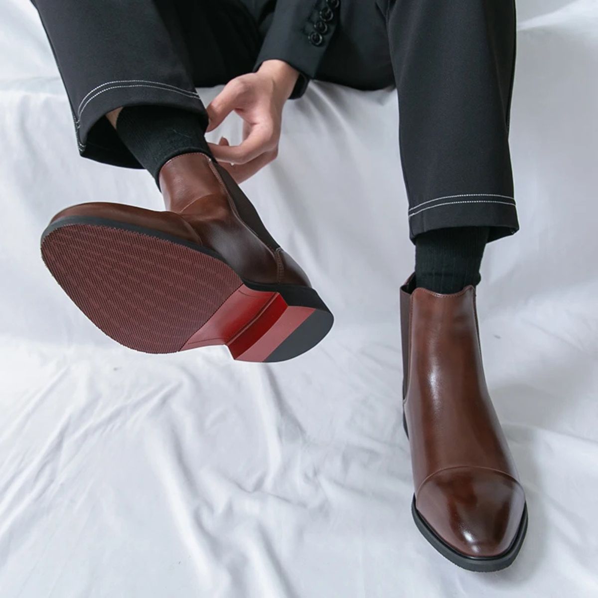 Stylish Premium Leather Chelsea Boots for Men