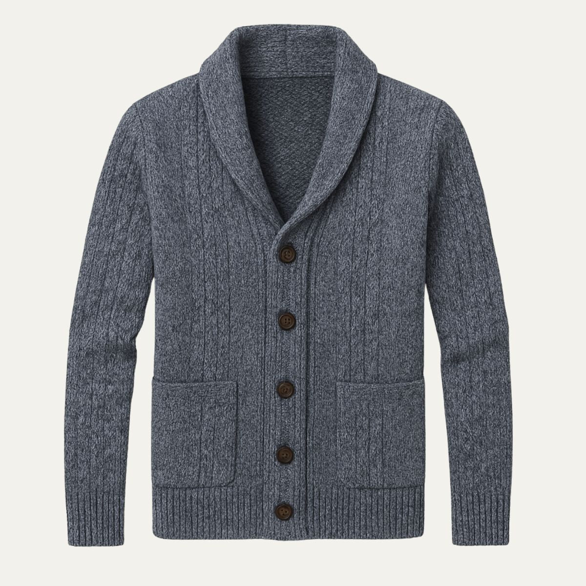 Luxurious Men's Cardigan - 100% Pure Softness