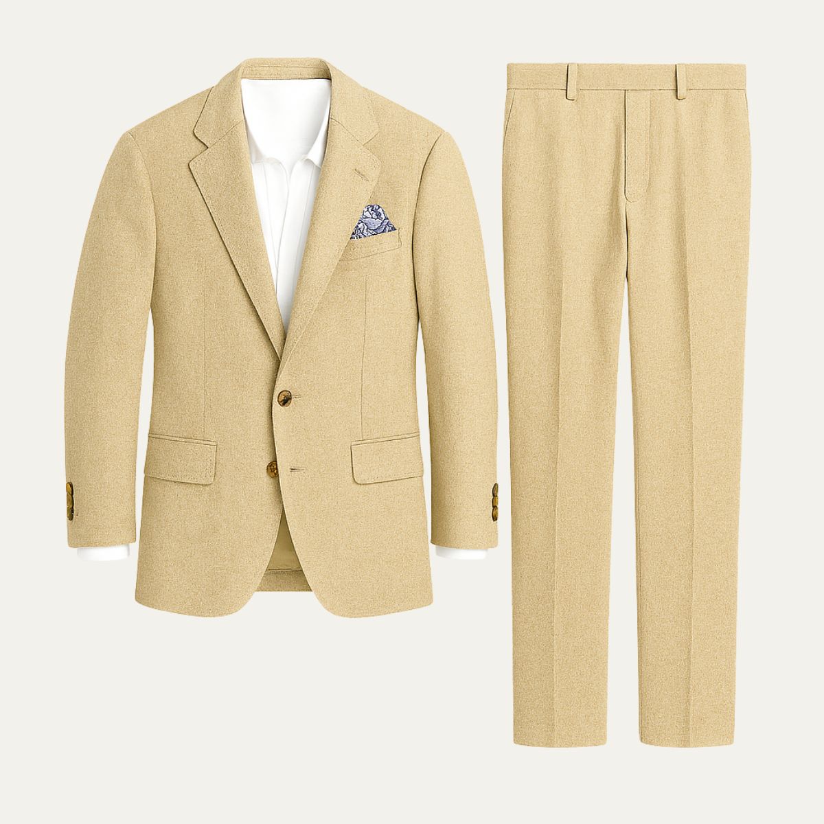 Elegant Wedding Suit for Men - Santorini Style
