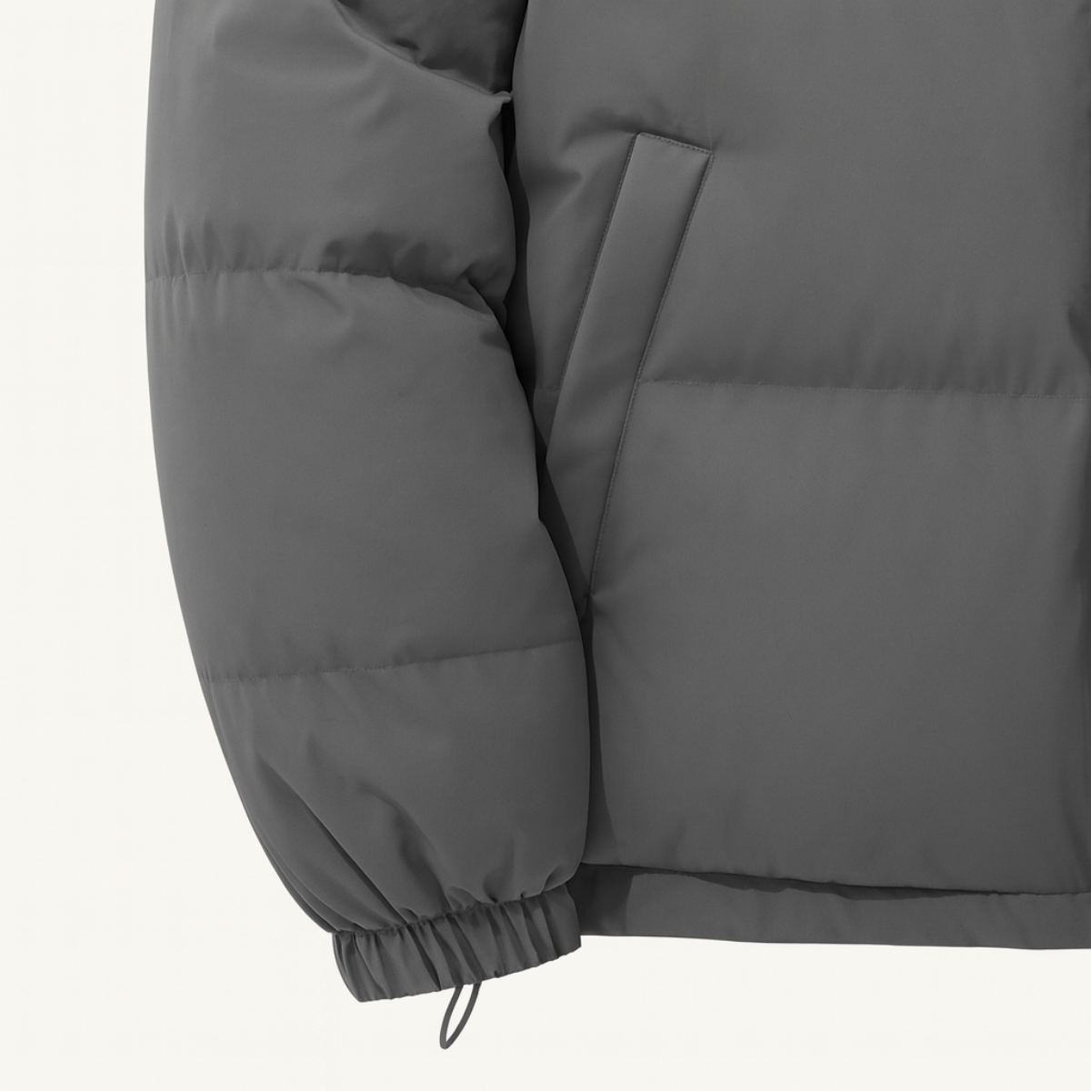 Stylish Men's Hooded Winter Puffer Jacket with Quilted Design