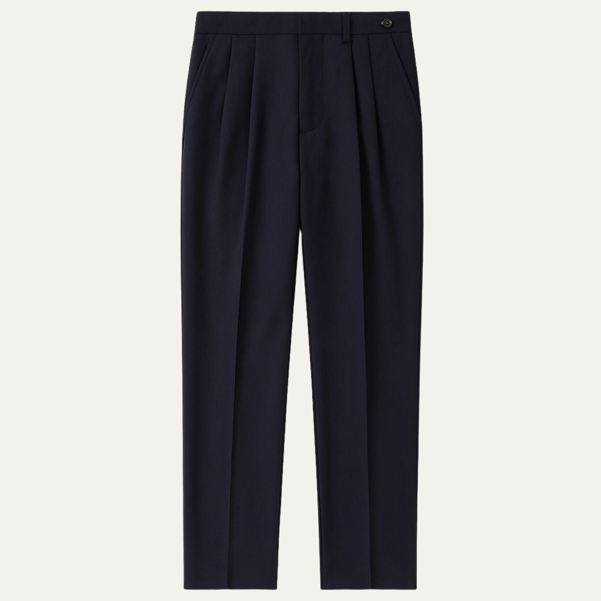 Stylish Men's Pleated Trousers - Comfortable Fit