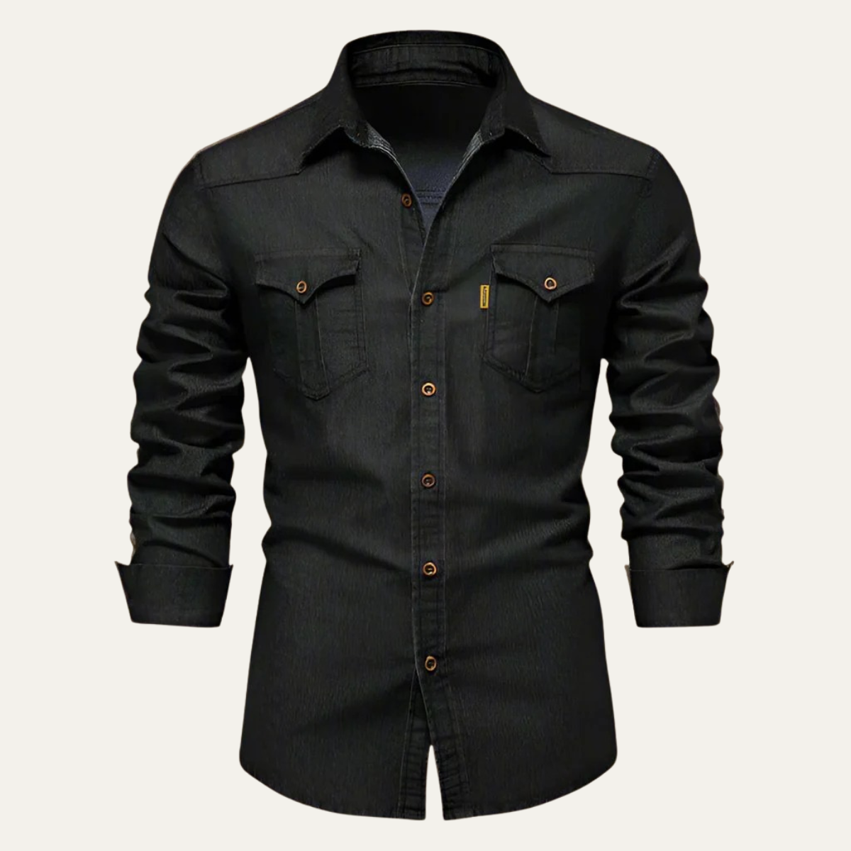 Stylish Men's Denim Shirt - Comfortable & Durable
