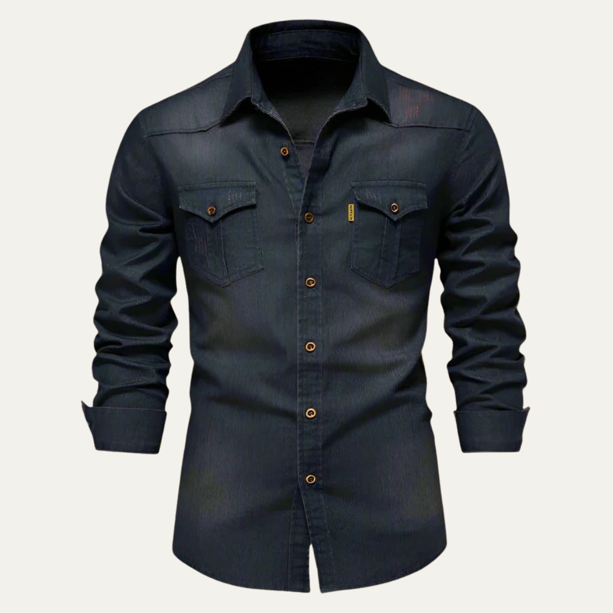 Stylish Men's Denim Shirt - Comfortable & Durable