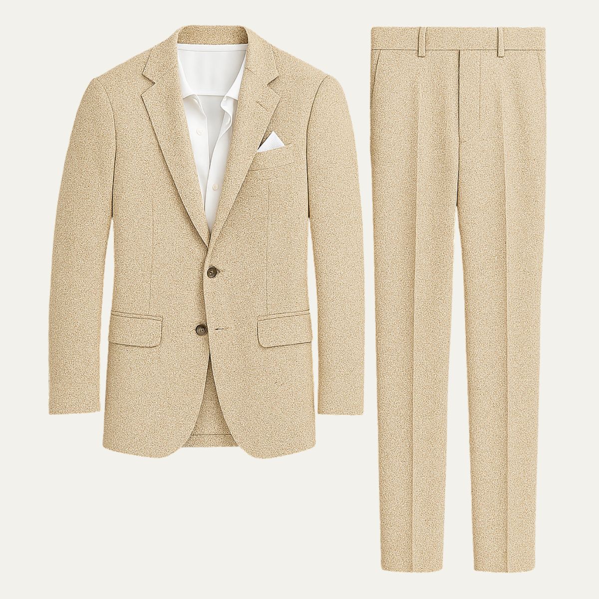 Elegant Wedding Suit for Men - Santorini Style