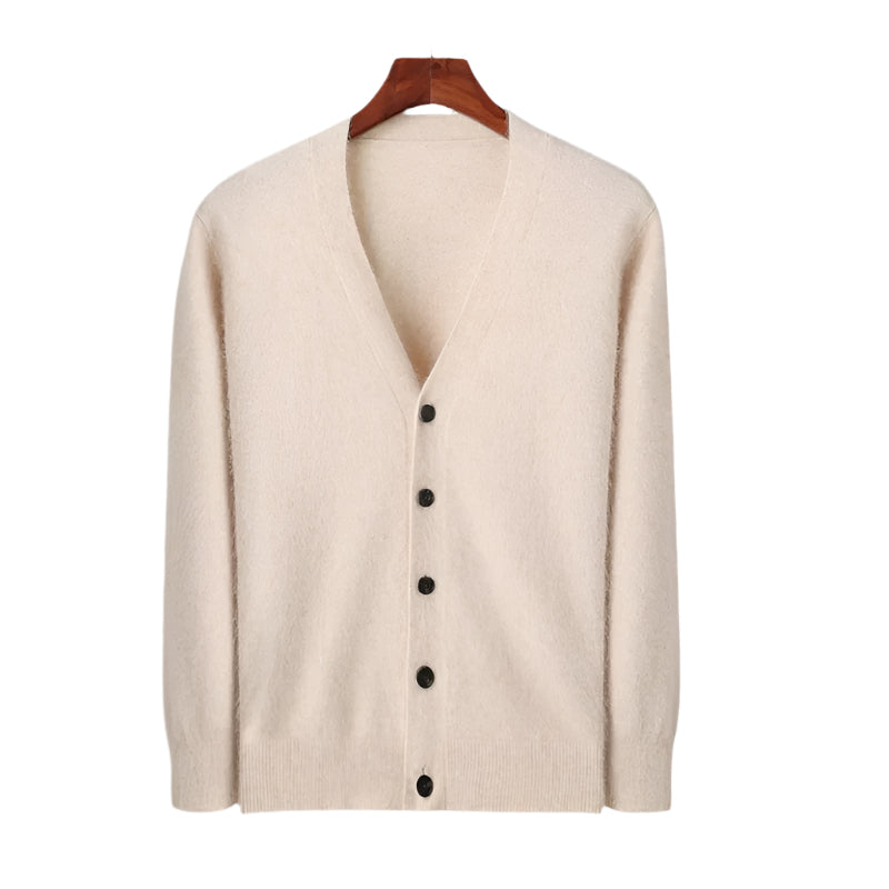 Luxurious Men's Cardigan - 100% Soft and Warm