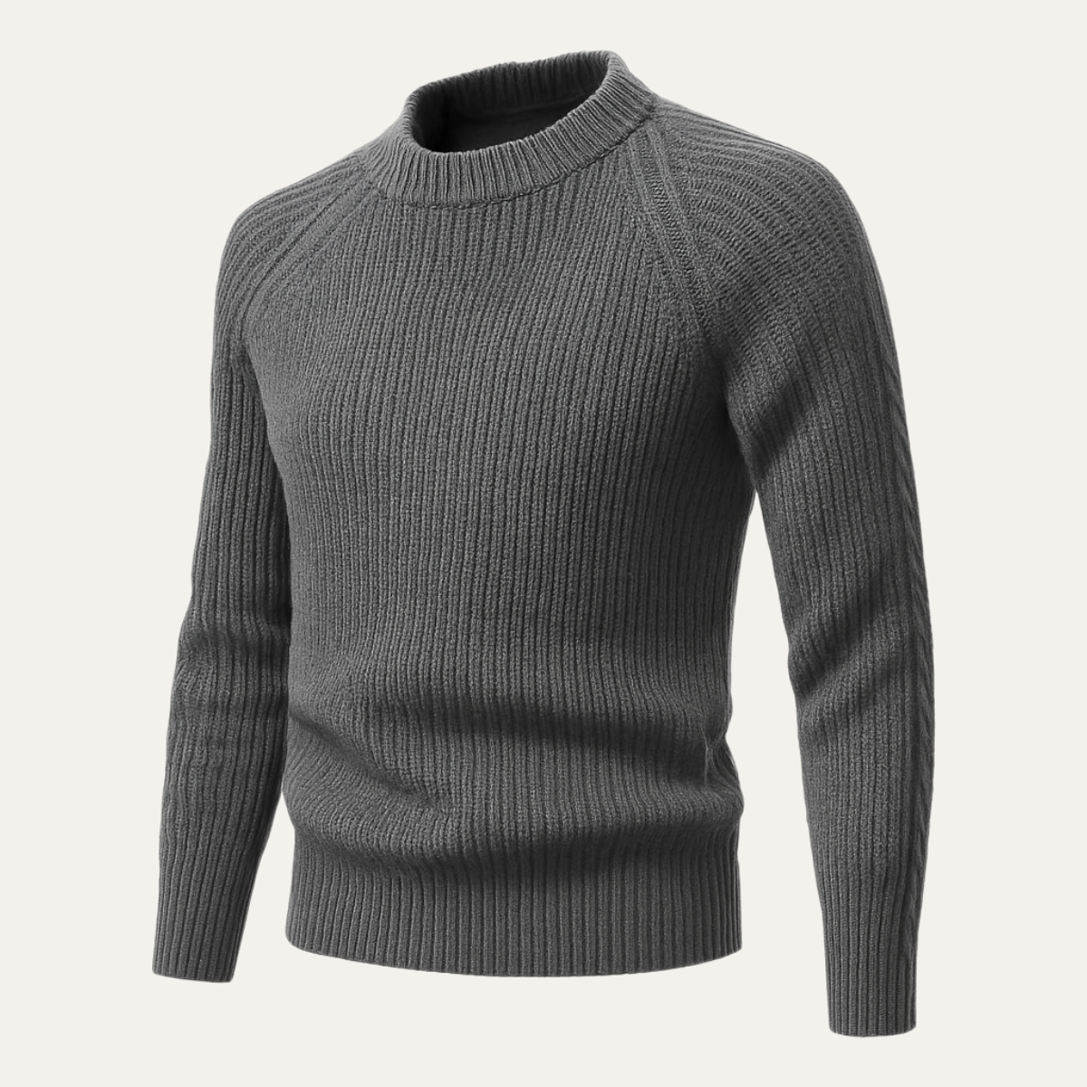 Luxurious Soft Crewneck Sweater for Men
