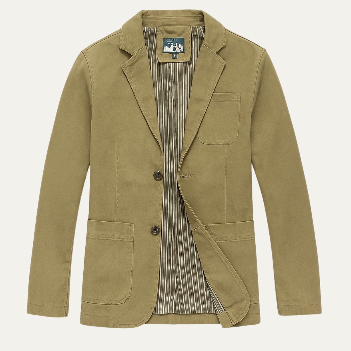 Stylish Lightweight Windbreaker Blazer for Men with Pockets