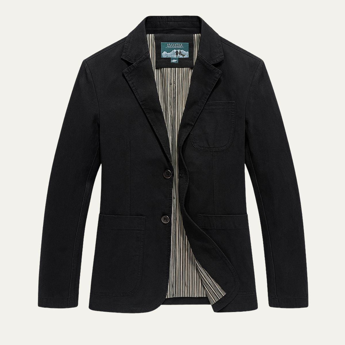 Stylish Lightweight Windbreaker Blazer for Men with Pockets
