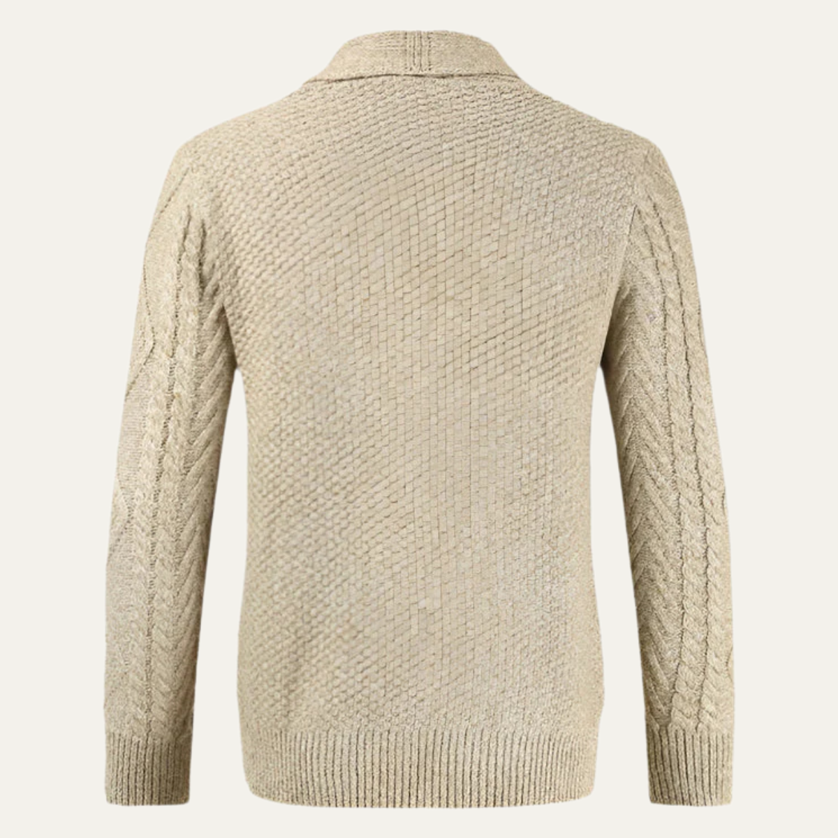 Luxurious Men's Cardigan - 100% Pure Softness