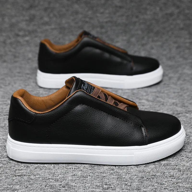 Comfortable Premium Leather Slip-On Orthopedic Sneakers for Men