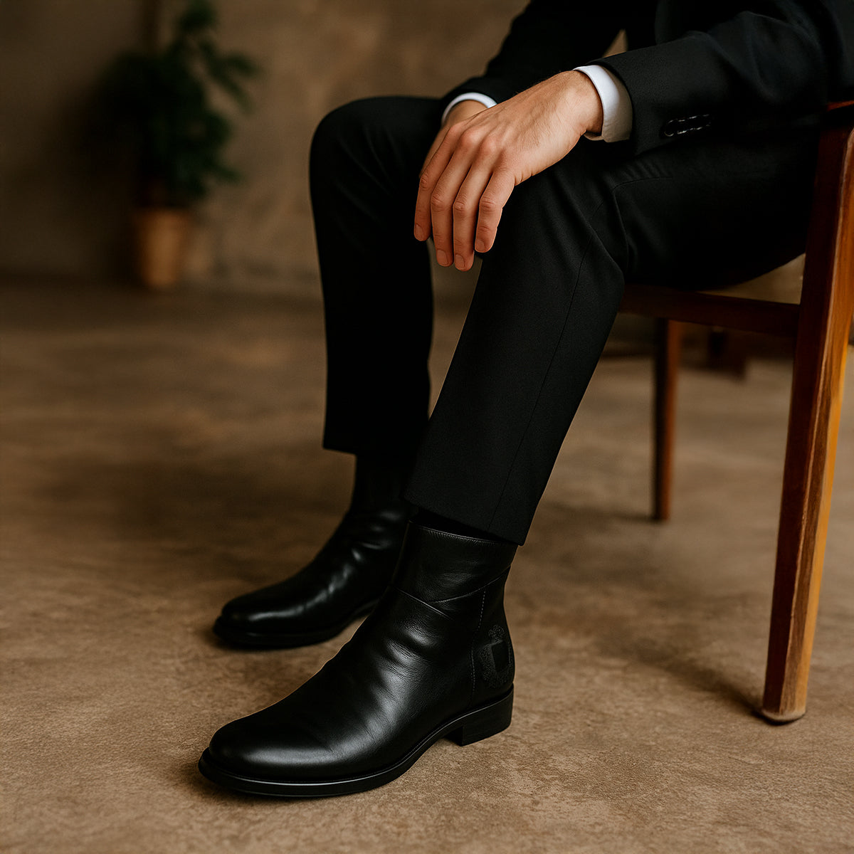 Premium Handmade Leather Chelsea Boots for Men - Barbour Street Collection