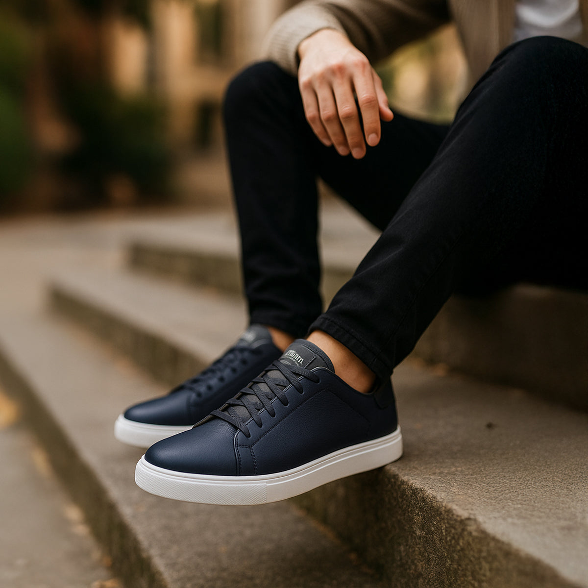 Comfortable Premium Leather Slip-On Orthopedic Sneakers for Men